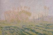 Meadow with Poplars Claude Monet